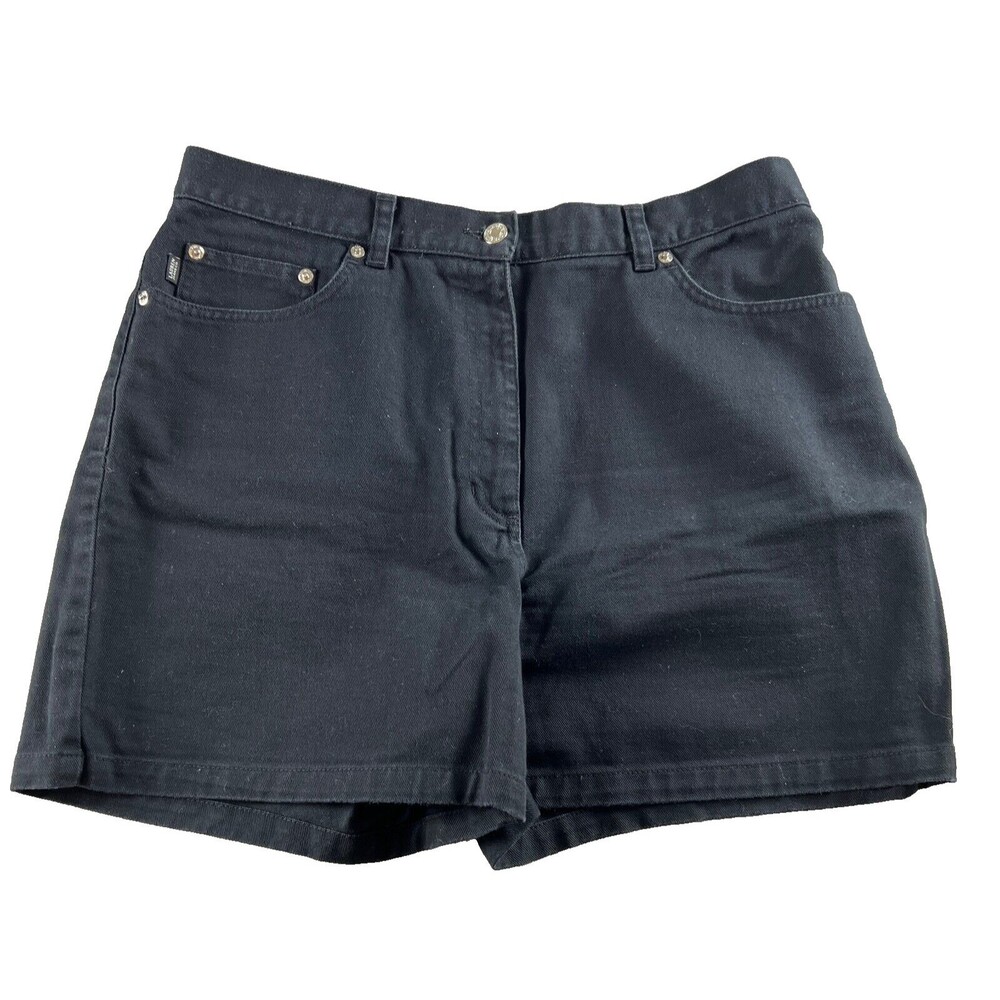 Lauren Jeans Co. Shorts Womens 16 Ralph Lauren LRL Black Bermuda Thrash